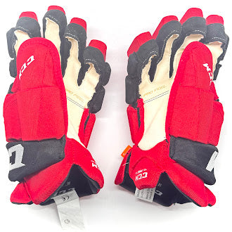 CCM HGPJS - Used NHL Pro Stock Glove - Steven Lorentz (Red/Black)